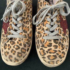 Super-Star Golden Goose sneakers in used animalier print pony leather